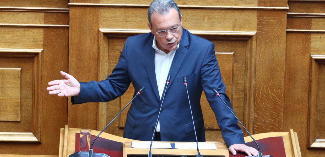 famellos greek parliament speech picture